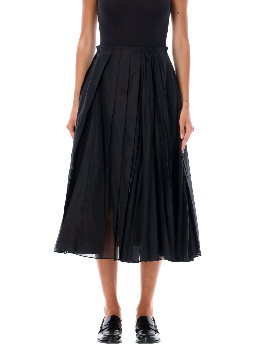 Organdy midi skirt - Spazio Pritelli