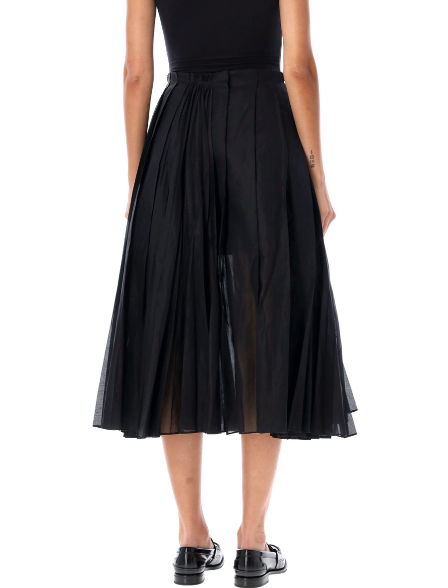 Organdy midi skirt - Spazio Pritelli