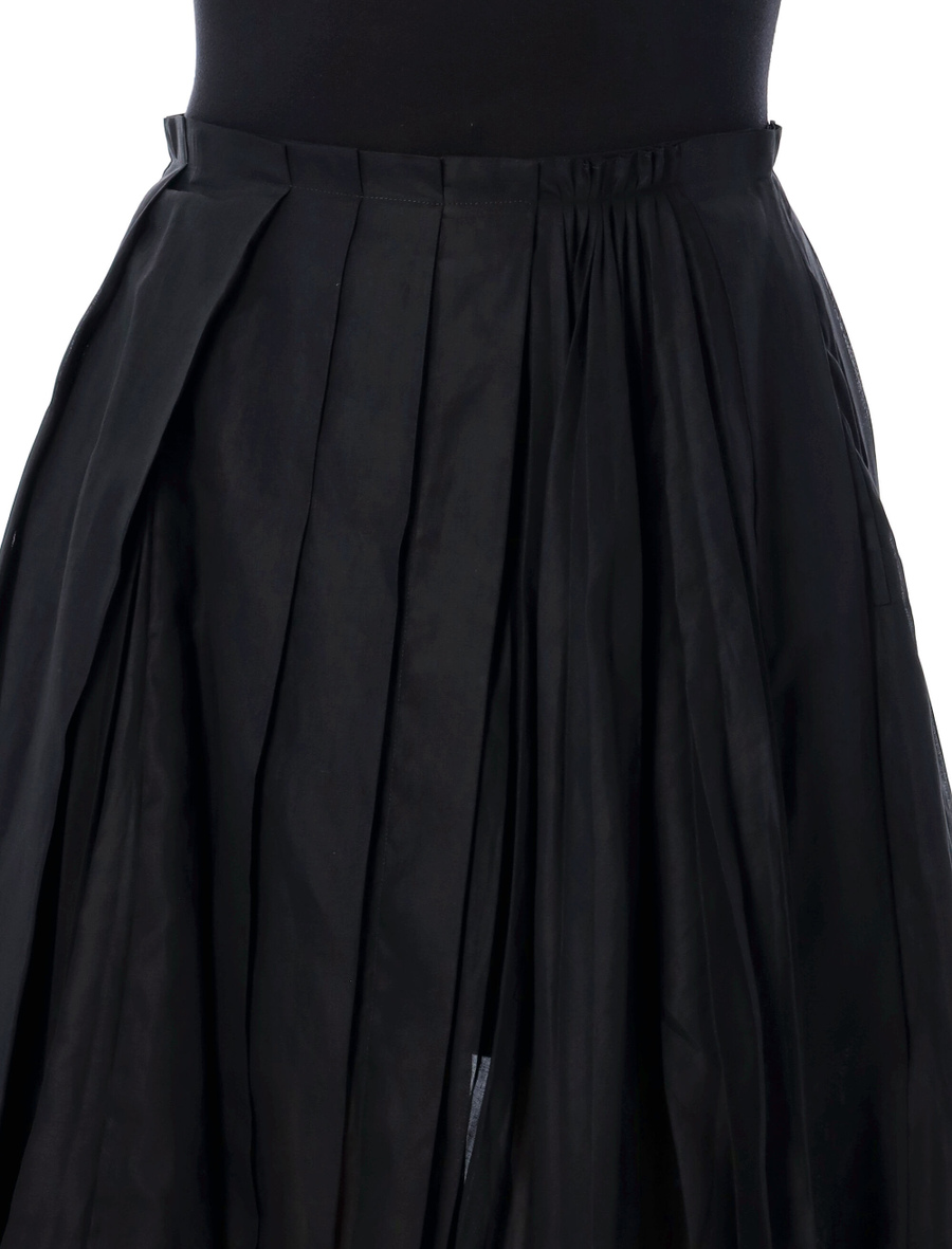 Organdy midi skirt - Spazio Pritelli