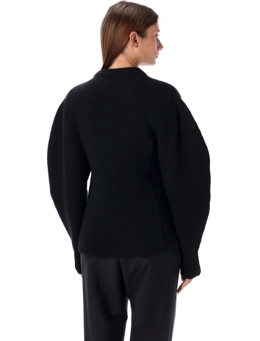 Baloon sleeve fisherman sweater - Spazio Pritelli