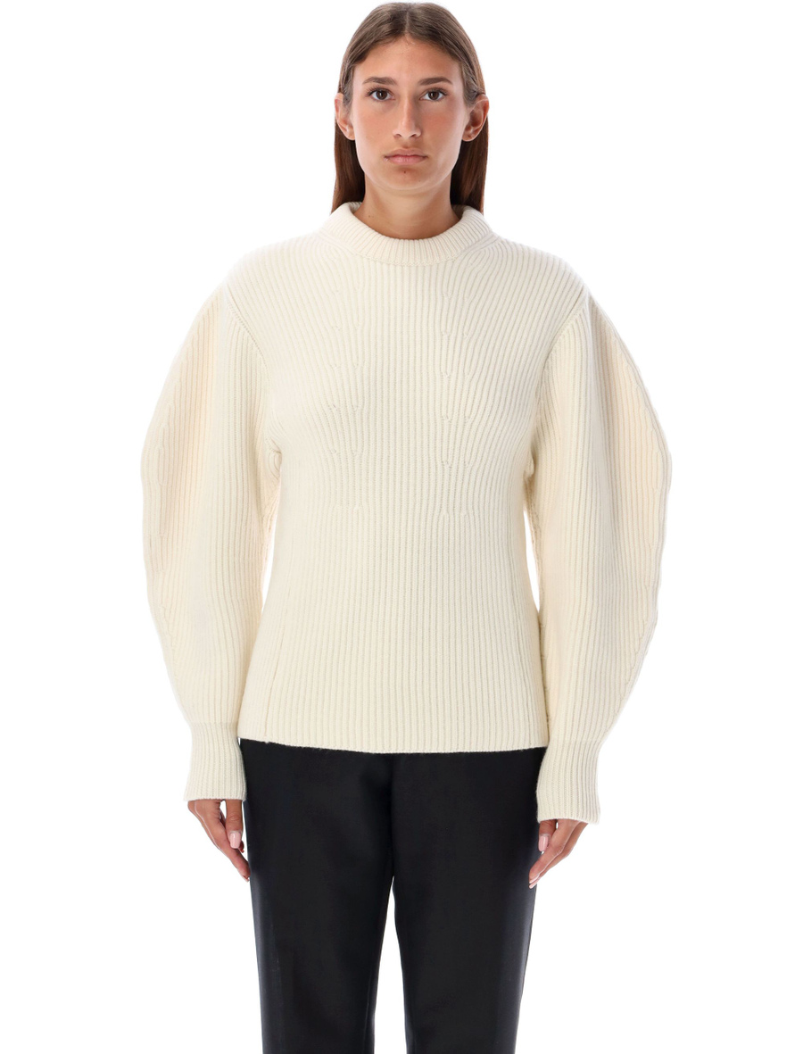 Baloon sleeve fisherman sweater - Spazio Pritelli