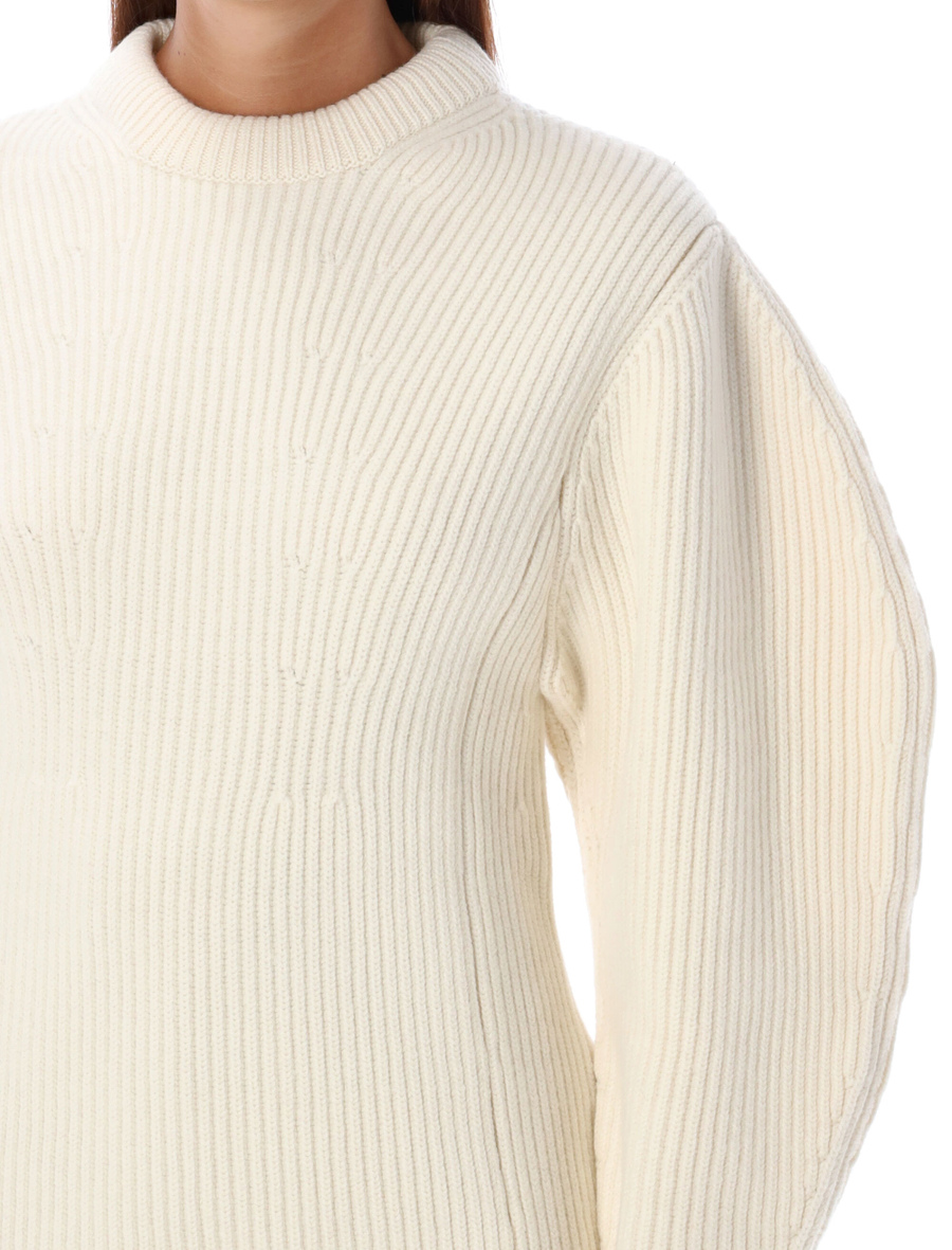 Baloon sleeve fisherman sweater - Spazio Pritelli