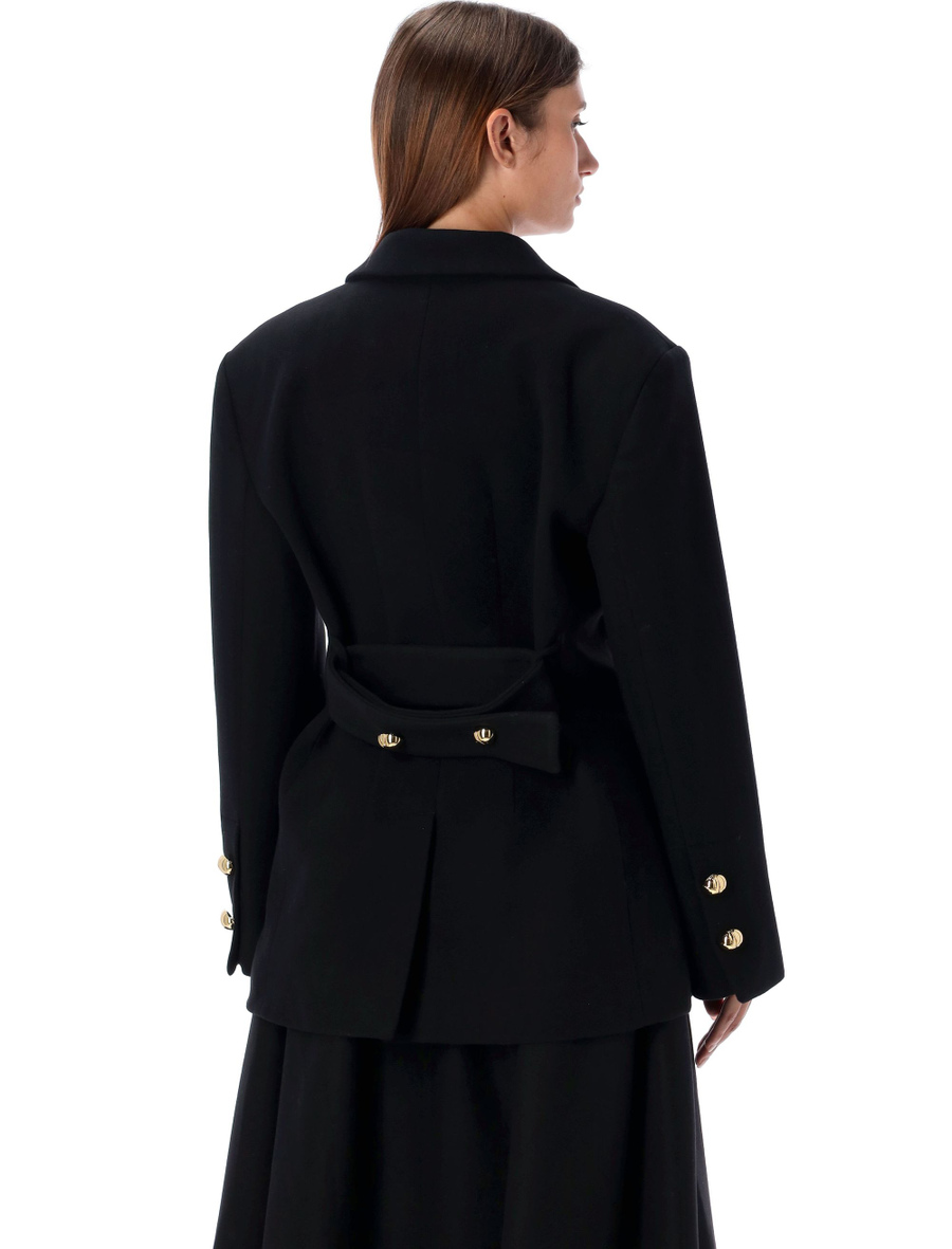 Relaxed belted blazer - Spazio Pritelli