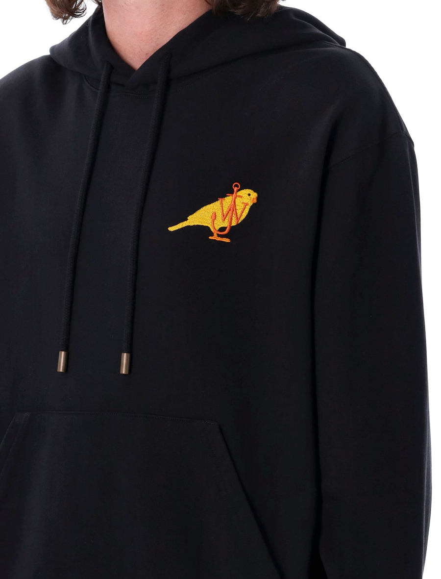 Canary embroidery hoodie - Spazio Pritelli