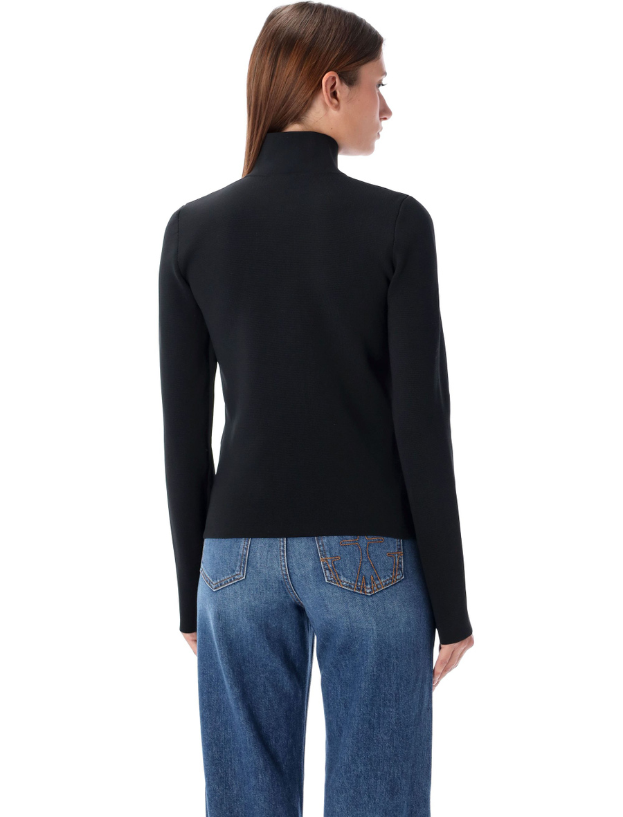 Fitted zip up cardigan - Spazio Pritelli