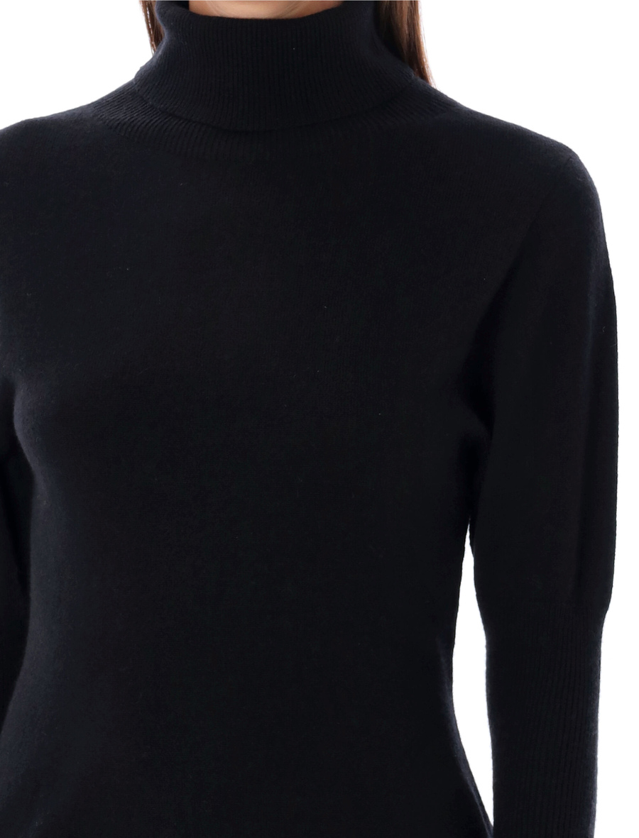 Puff sleeves turtleneck sweater - Spazio Pritelli