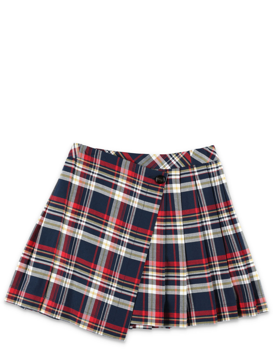 Tartan pleated skirt - Spazio Pritelli