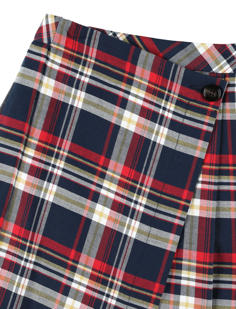 Tartan pleated skirt - Spazio Pritelli