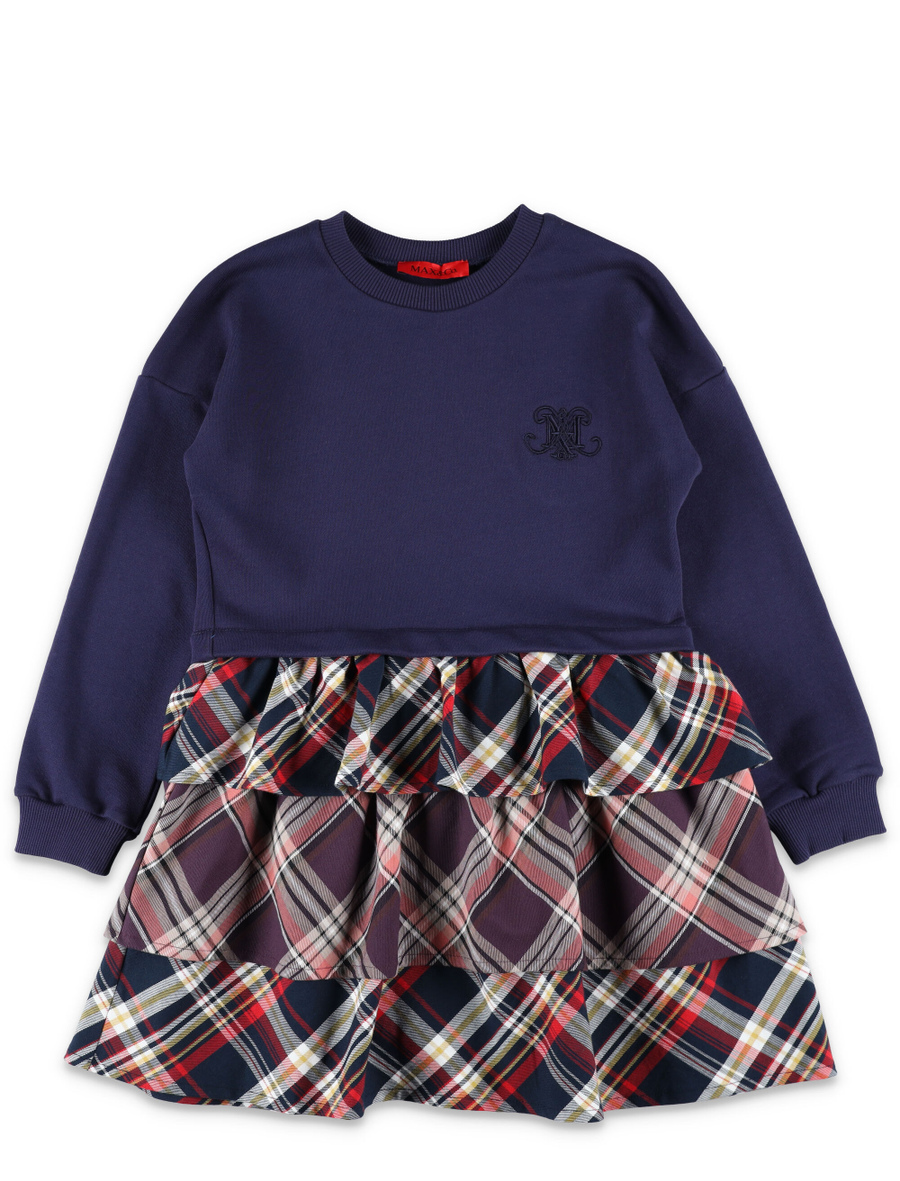 Sweatshirt dress with flounces skirt - Spazio Pritelli