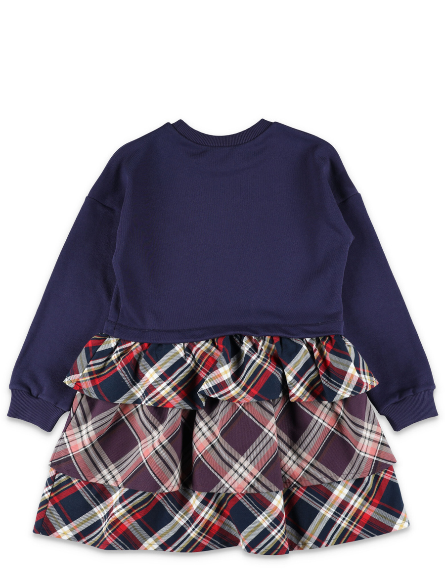 Sweatshirt dress with flounces skirt - Spazio Pritelli