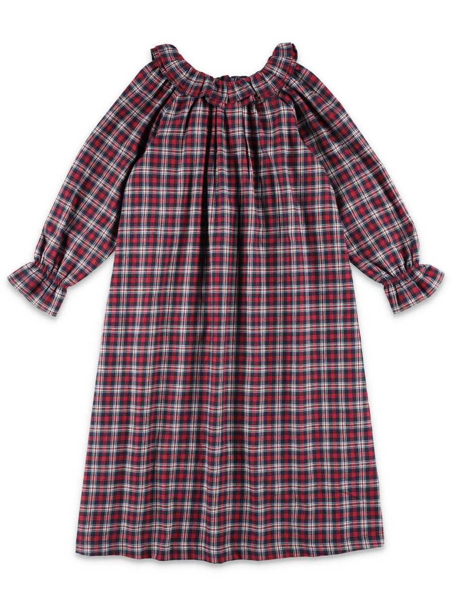 Kid - Blessing checkered nightdress - Spazio Pritelli