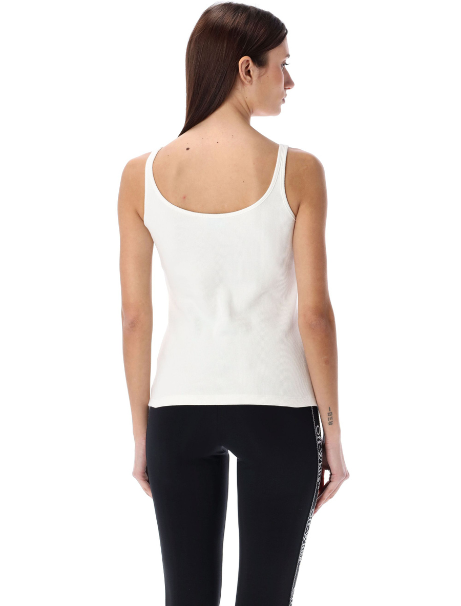 Off stamp rib tank top - Spazio Pritelli