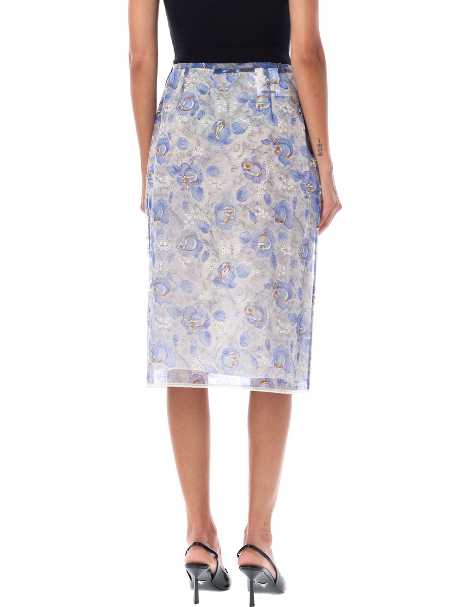 Nylonette Peonia skirt - Spazio Pritelli