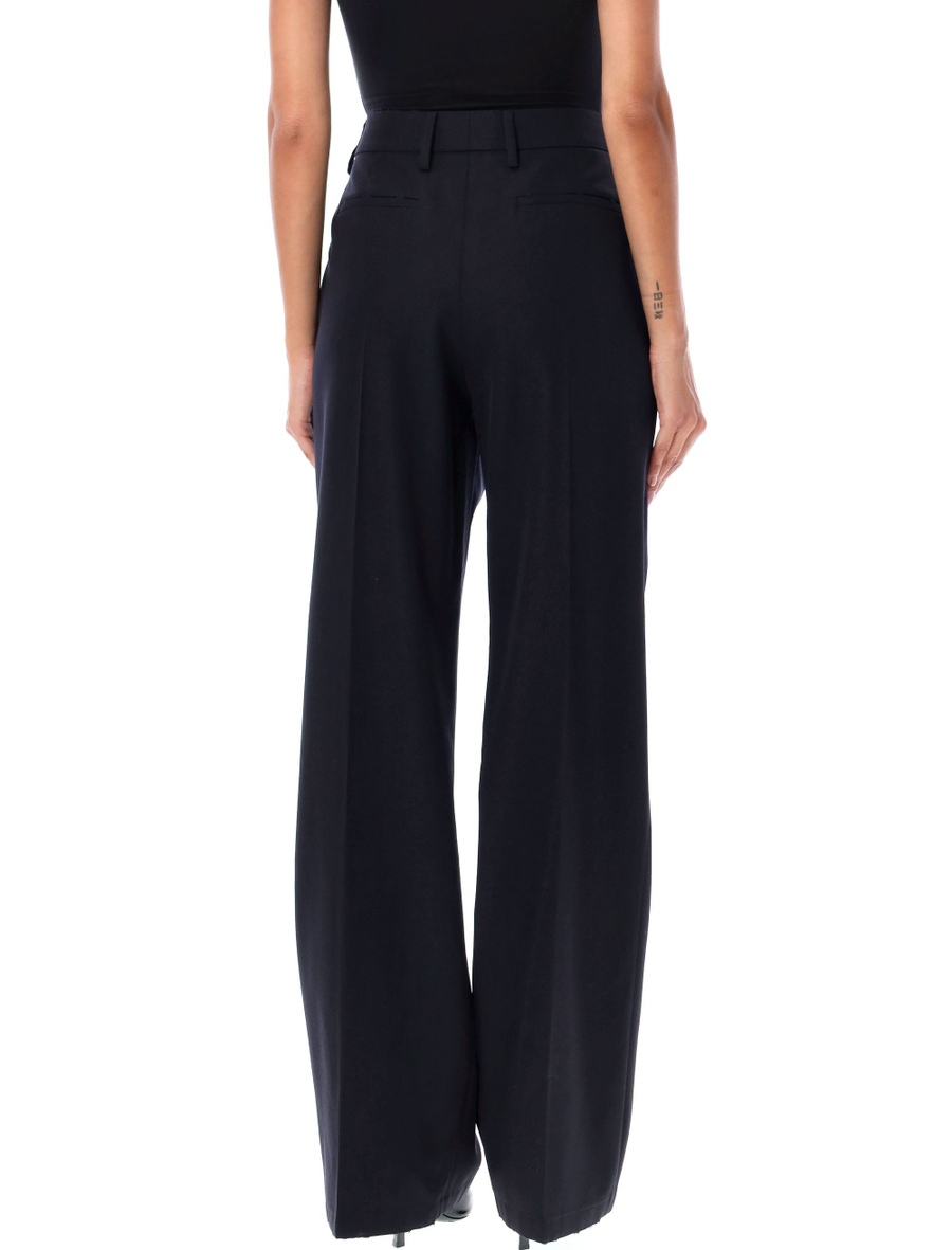 Crystal brooch gabardine pant - Spazio Pritelli