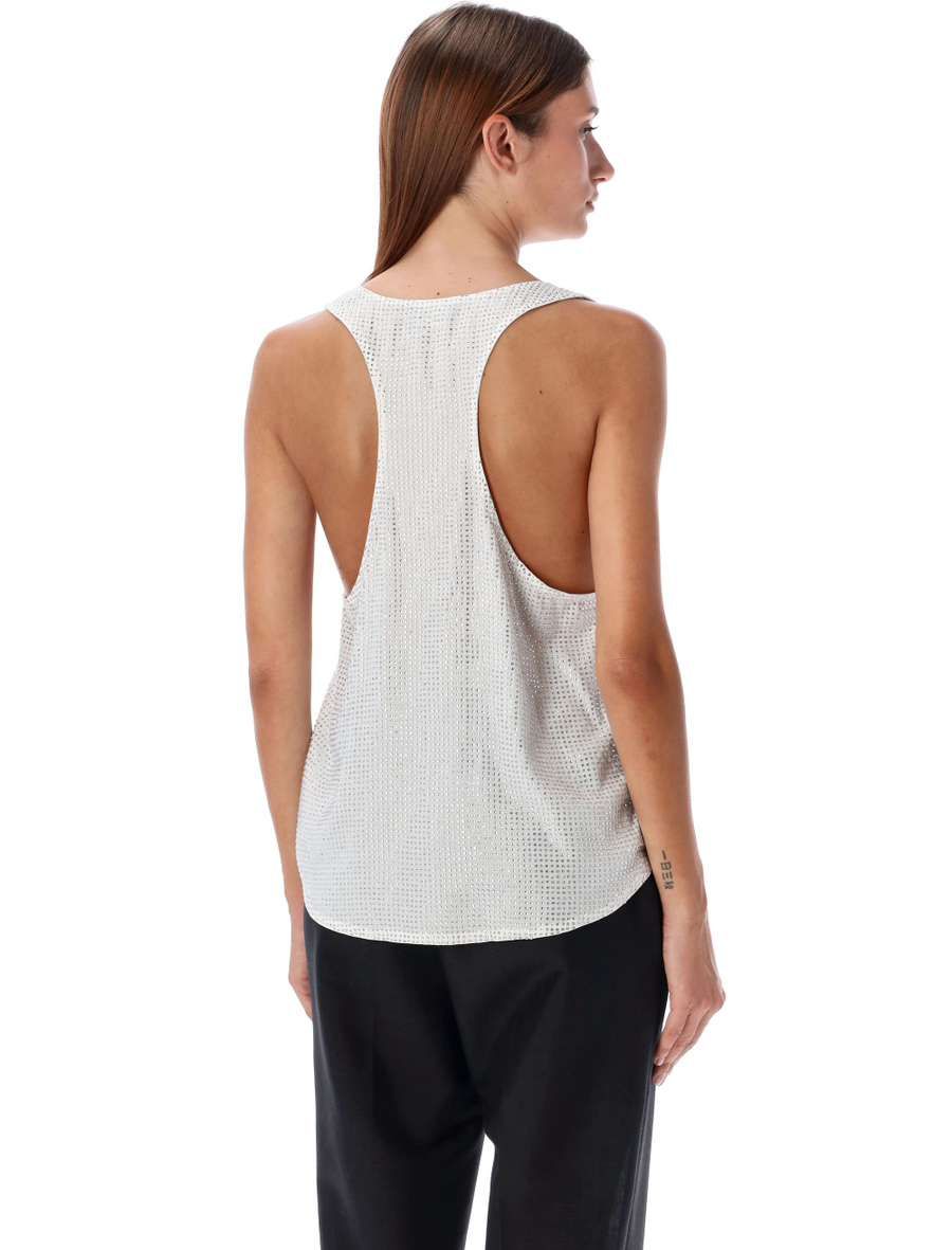 Whitney crystal tank top - Spazio Pritelli