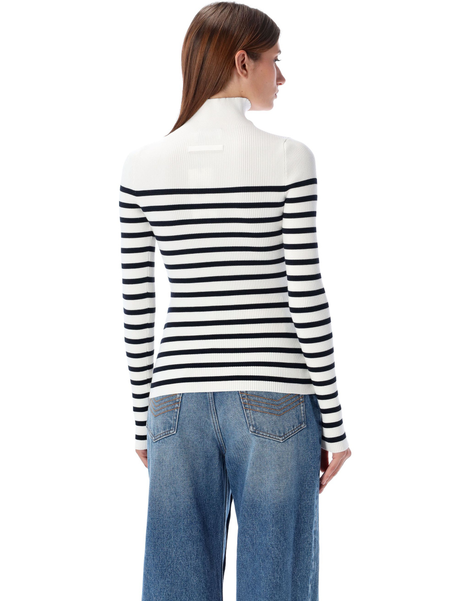 Ribbed marinier sweater - Spazio Pritelli