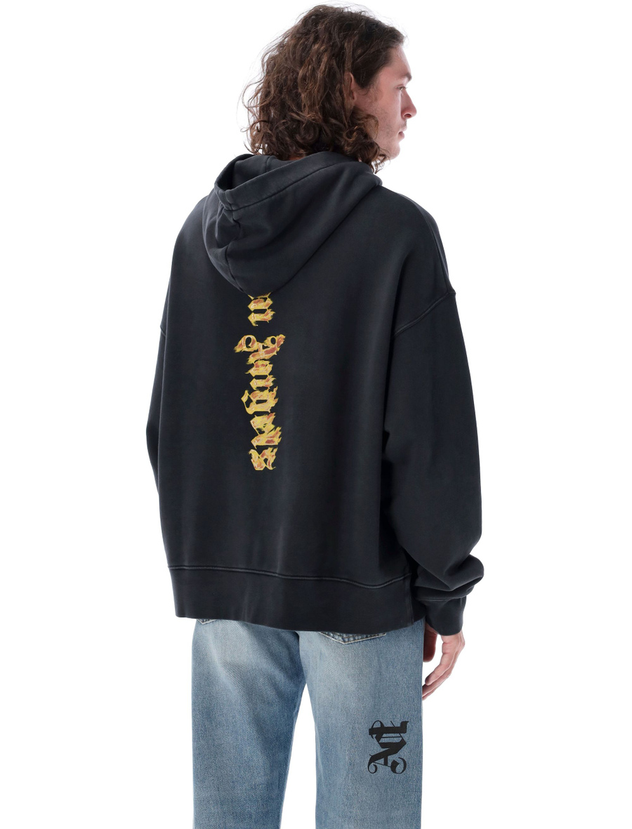 Burning palm hoodie - Spazio Pritelli