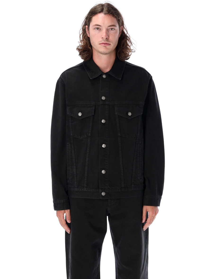 Monogram denim jacket - Spazio Pritelli