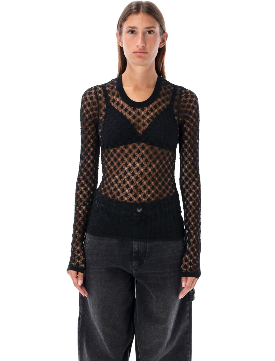 Zavia see trough sweater - Spazio Pritelli