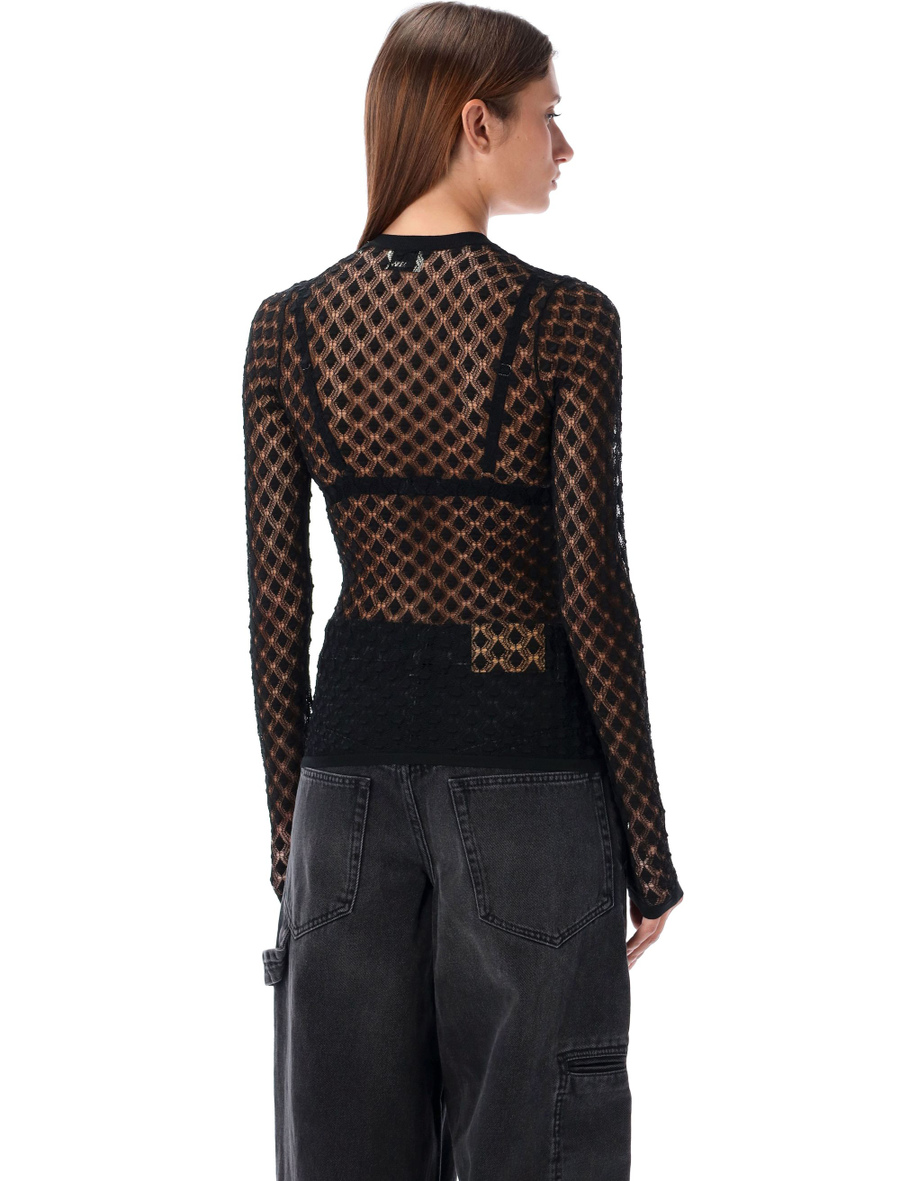 Zavia see trough sweater - Spazio Pritelli