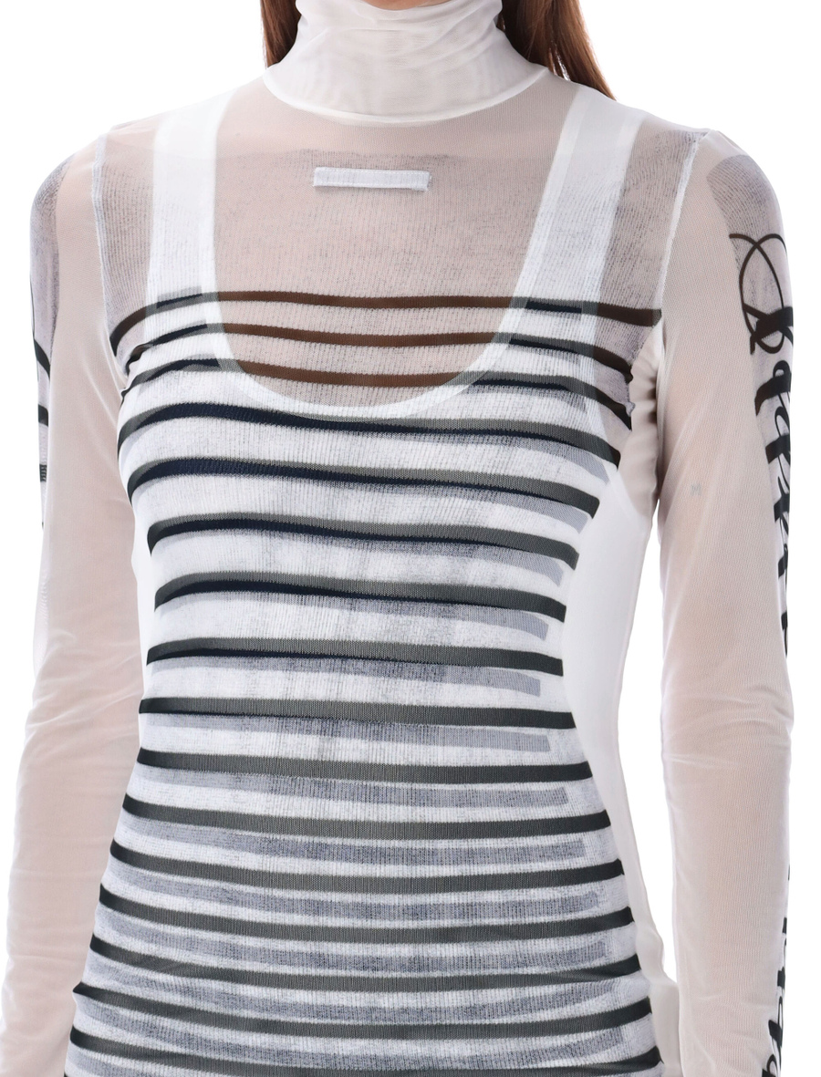 Mini dress feather mariniere - Spazio Pritelli