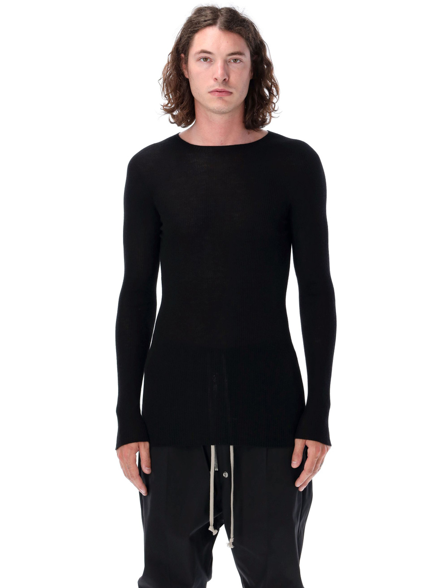 Ribbed round neck - Spazio Pritelli