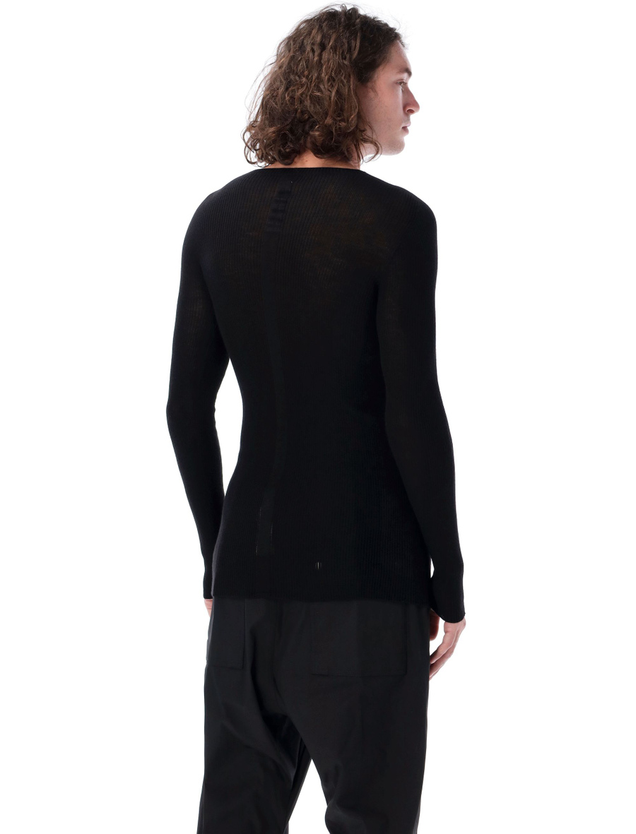 Ribbed round neck - Spazio Pritelli