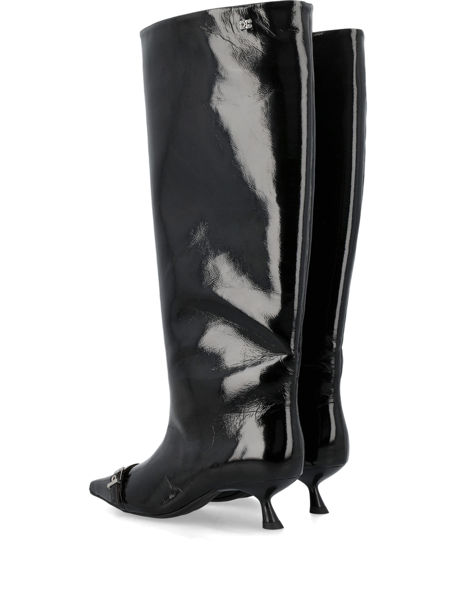 Eyelets slouchy high shaft boot - Spazio Pritelli