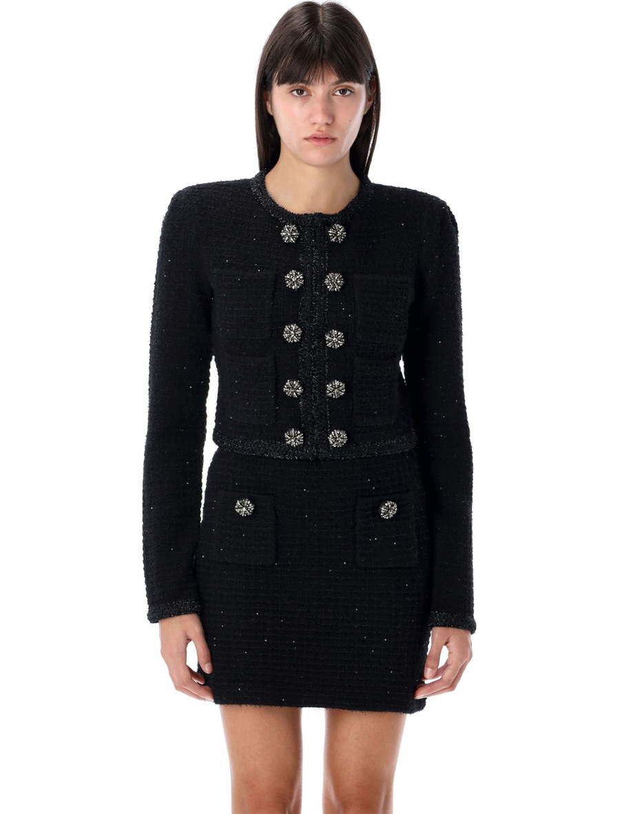 Textured knit jacket - Spazio Pritelli