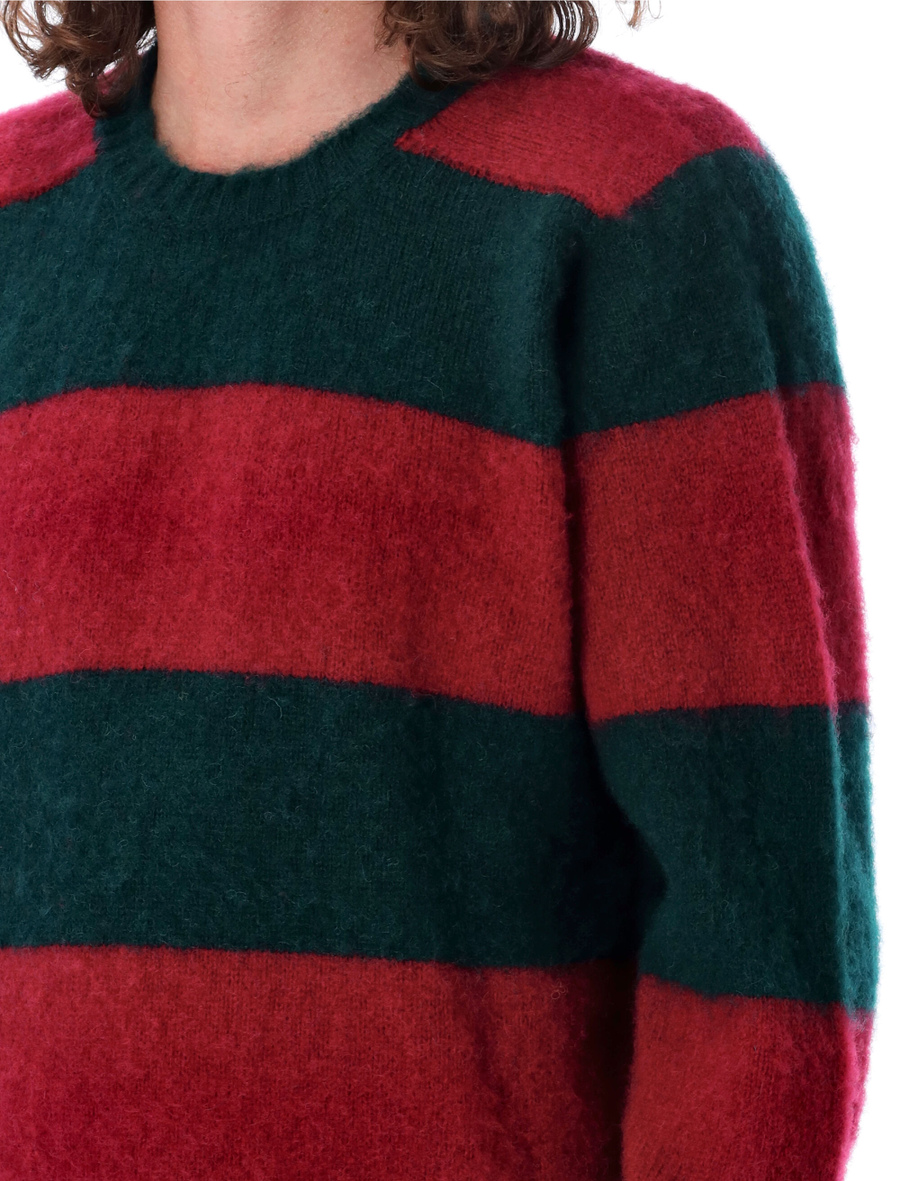 Shaggy Bear stripes sweater - Spazio Pritelli