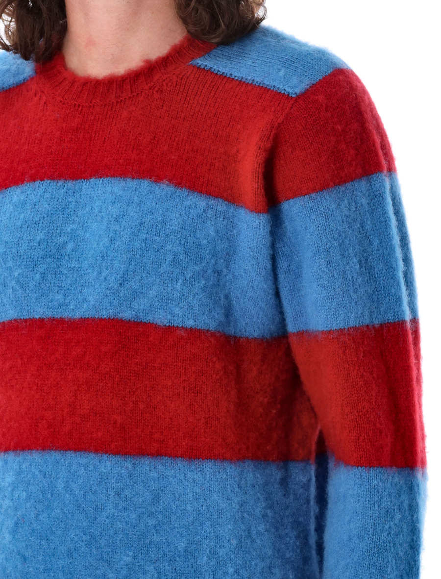 Shaggy Bear stripes sweater - Spazio Pritelli