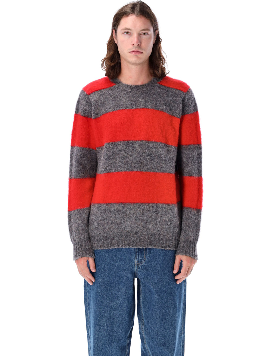 Shaggy Bear stripes sweater - Spazio Pritelli