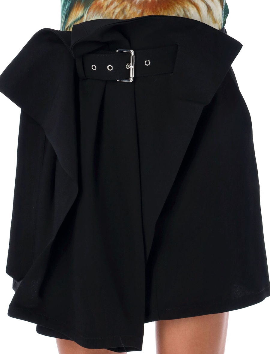 Fold over mini skirt - Spazio Pritelli