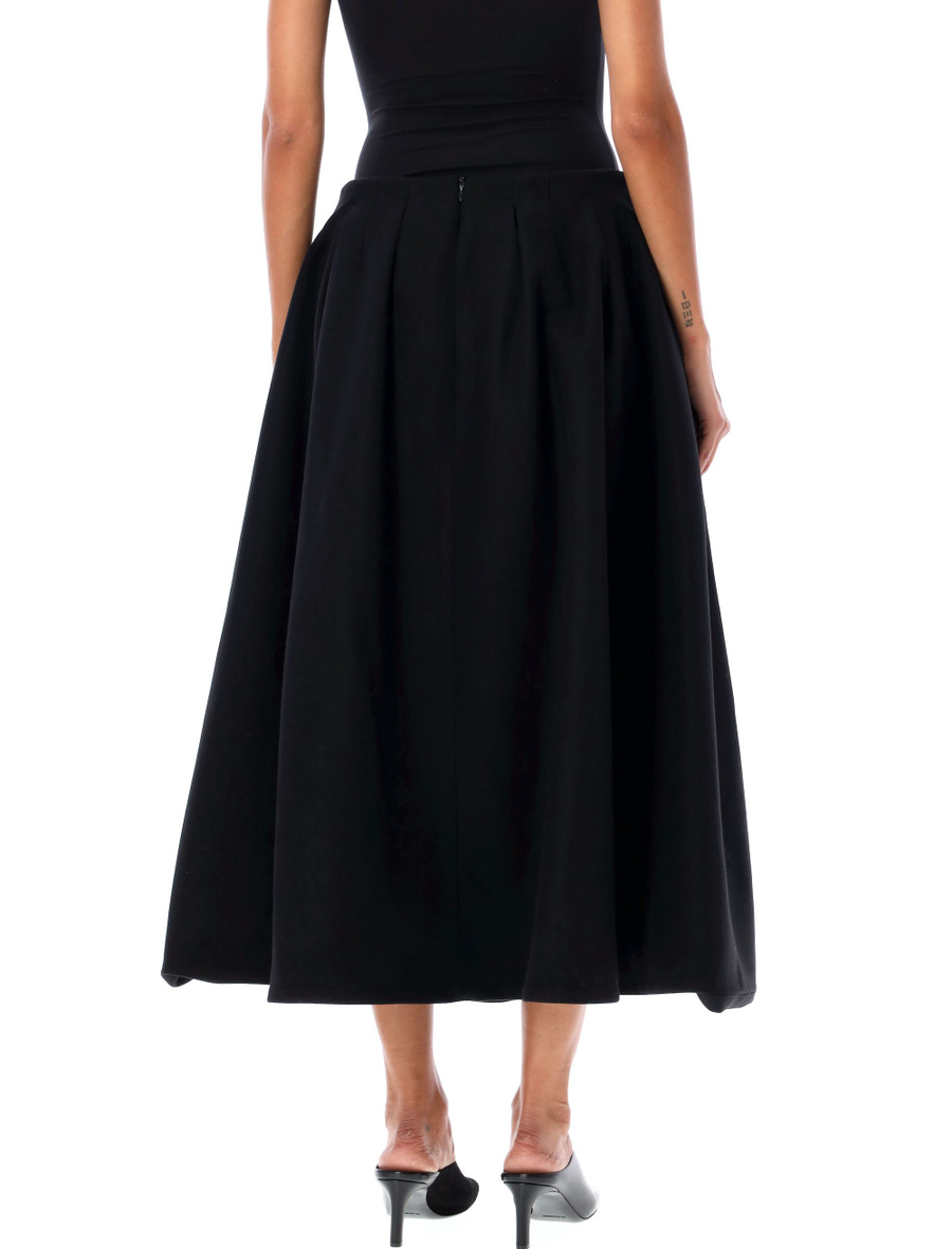 Pleated midi skirt - Spazio Pritelli