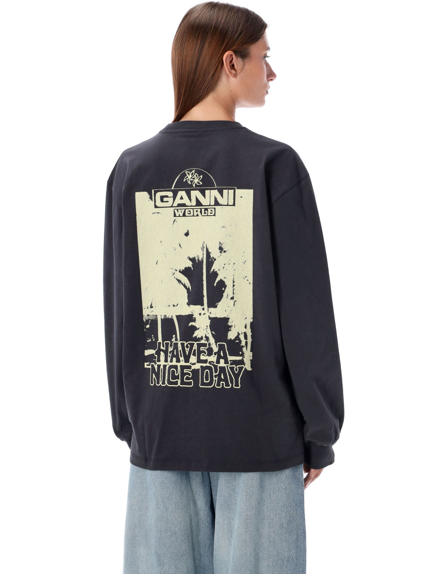 Future heavy jersey palm T-shirt - Spazio Pritelli