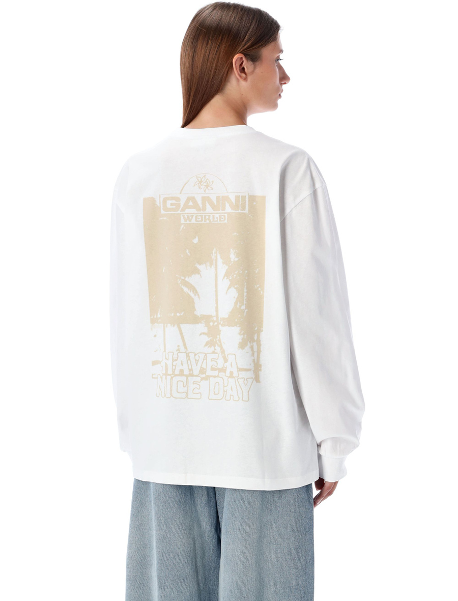 Future heavy jersey palm T-shirt - Spazio Pritelli
