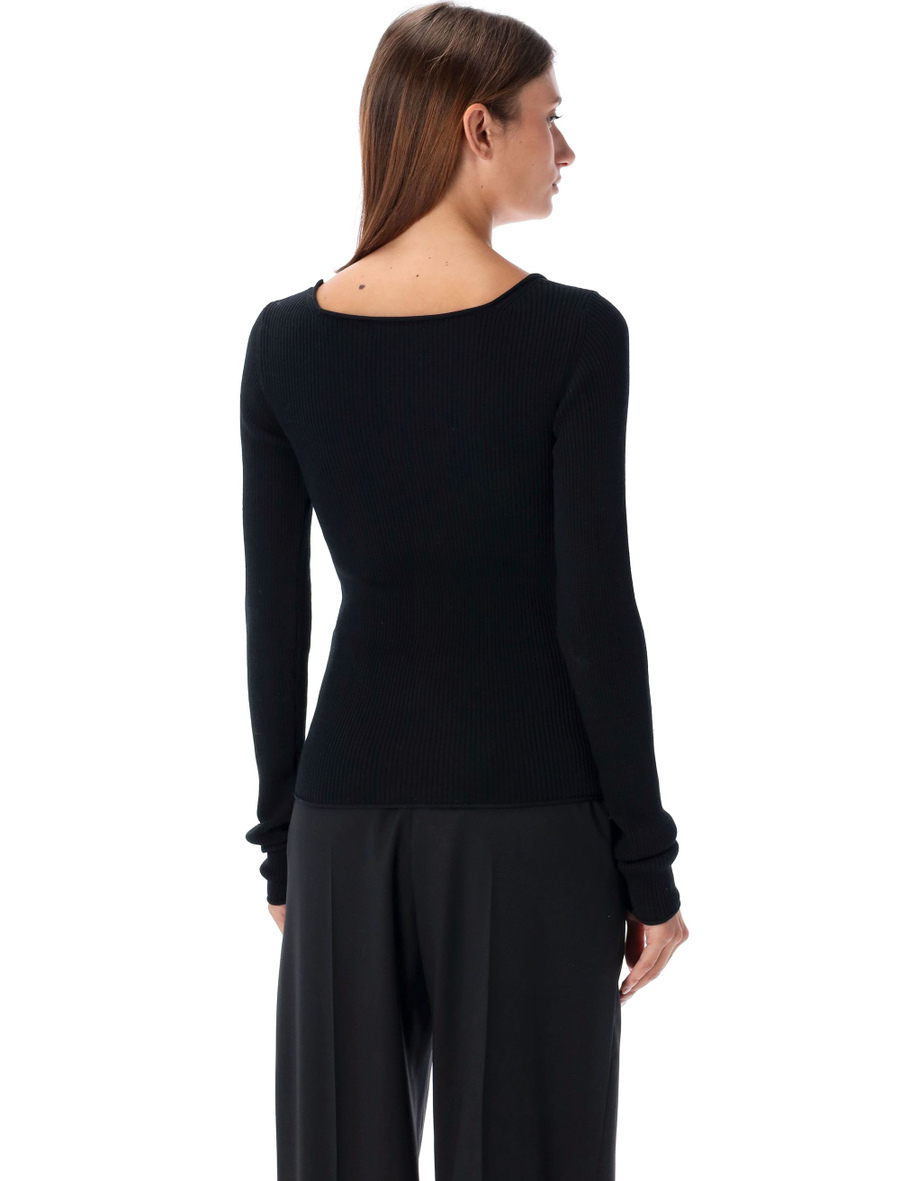 Scoop neck sweater - Spazio Pritelli