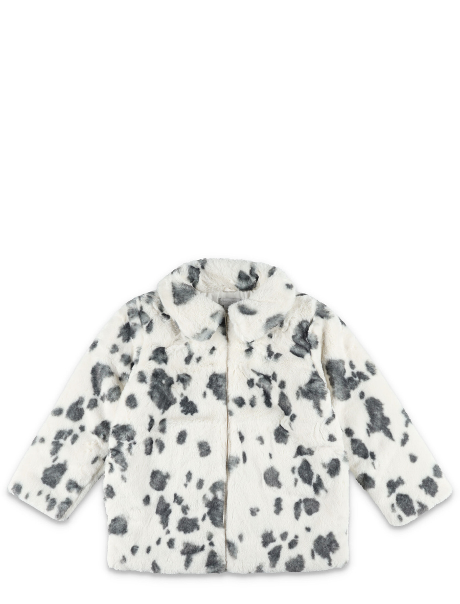 Faux fur dalmatian print coat - Spazio Pritelli