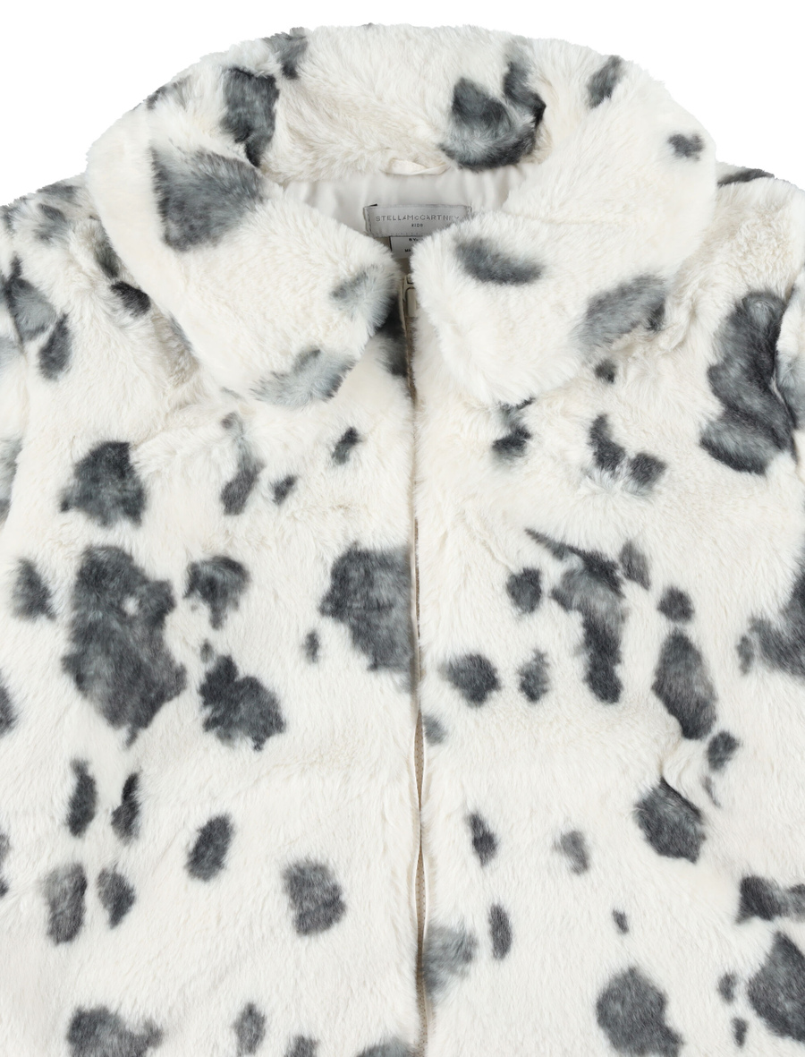 Faux fur dalmatian print coat - Spazio Pritelli