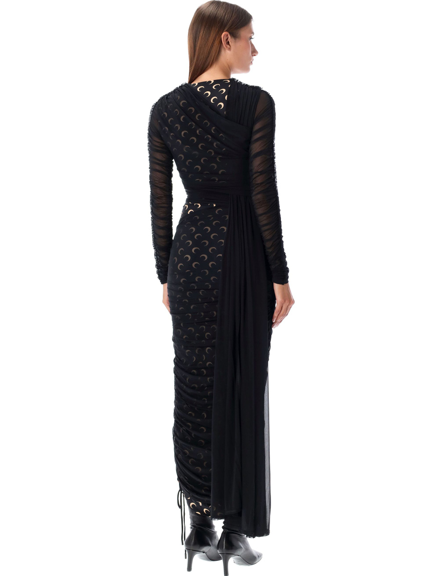 Draped midi dress - Spazio Pritelli