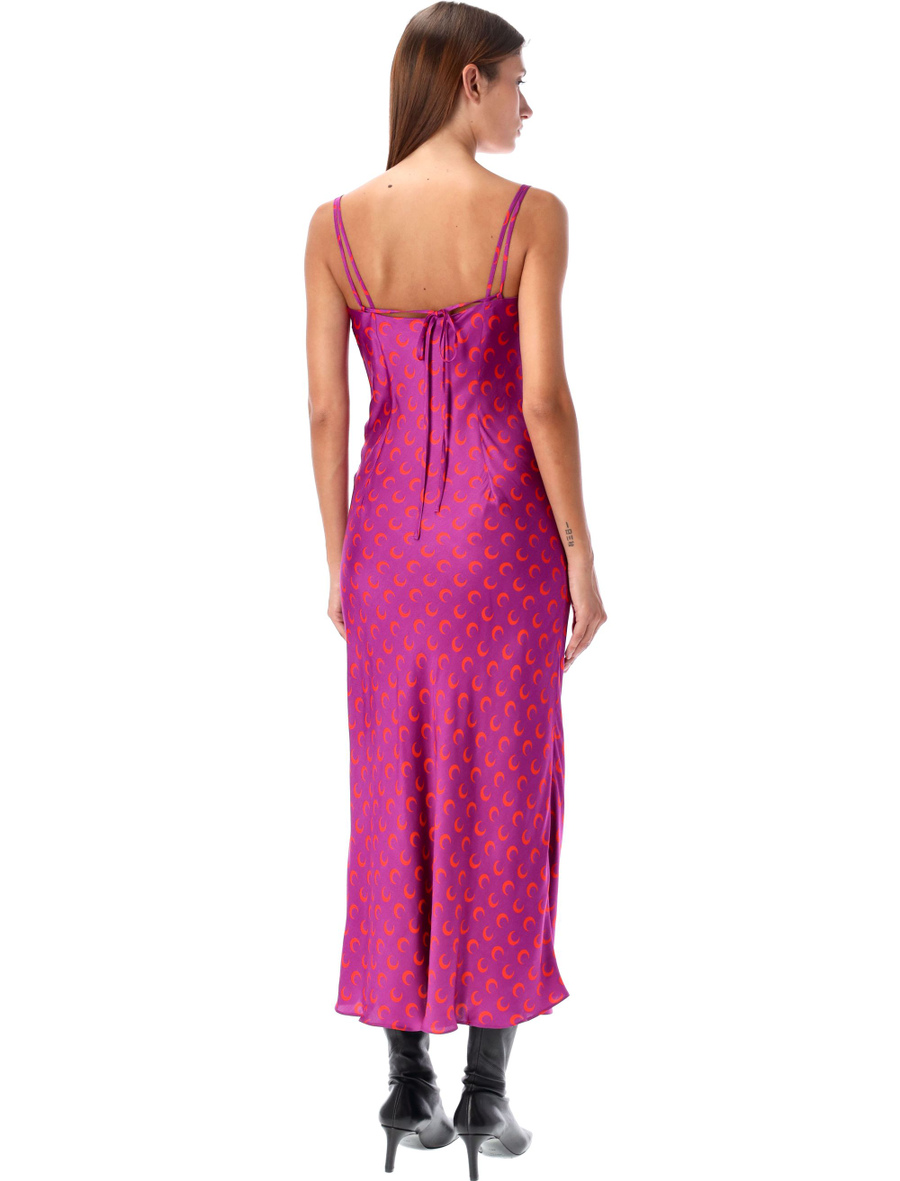 Moon Flou long slip dress - Spazio Pritelli
