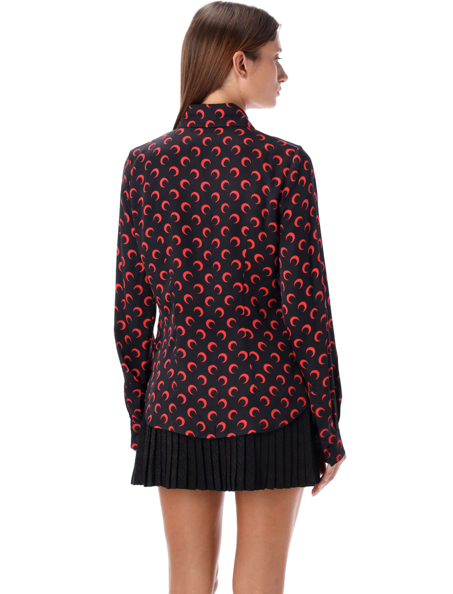 Moon print flou blouse - Spazio Pritelli