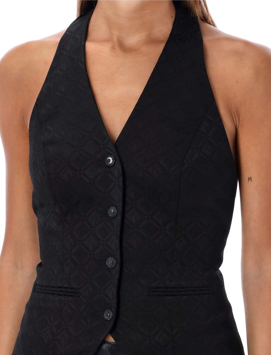 Moon Diamond jacquard top - Spazio Pritelli