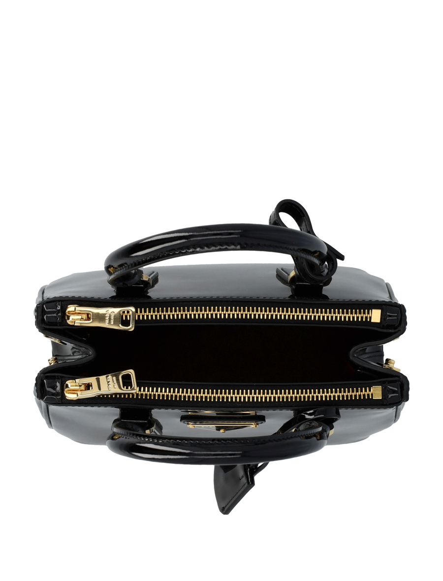 Galleria patent leather mini-bag - Spazio Pritelli