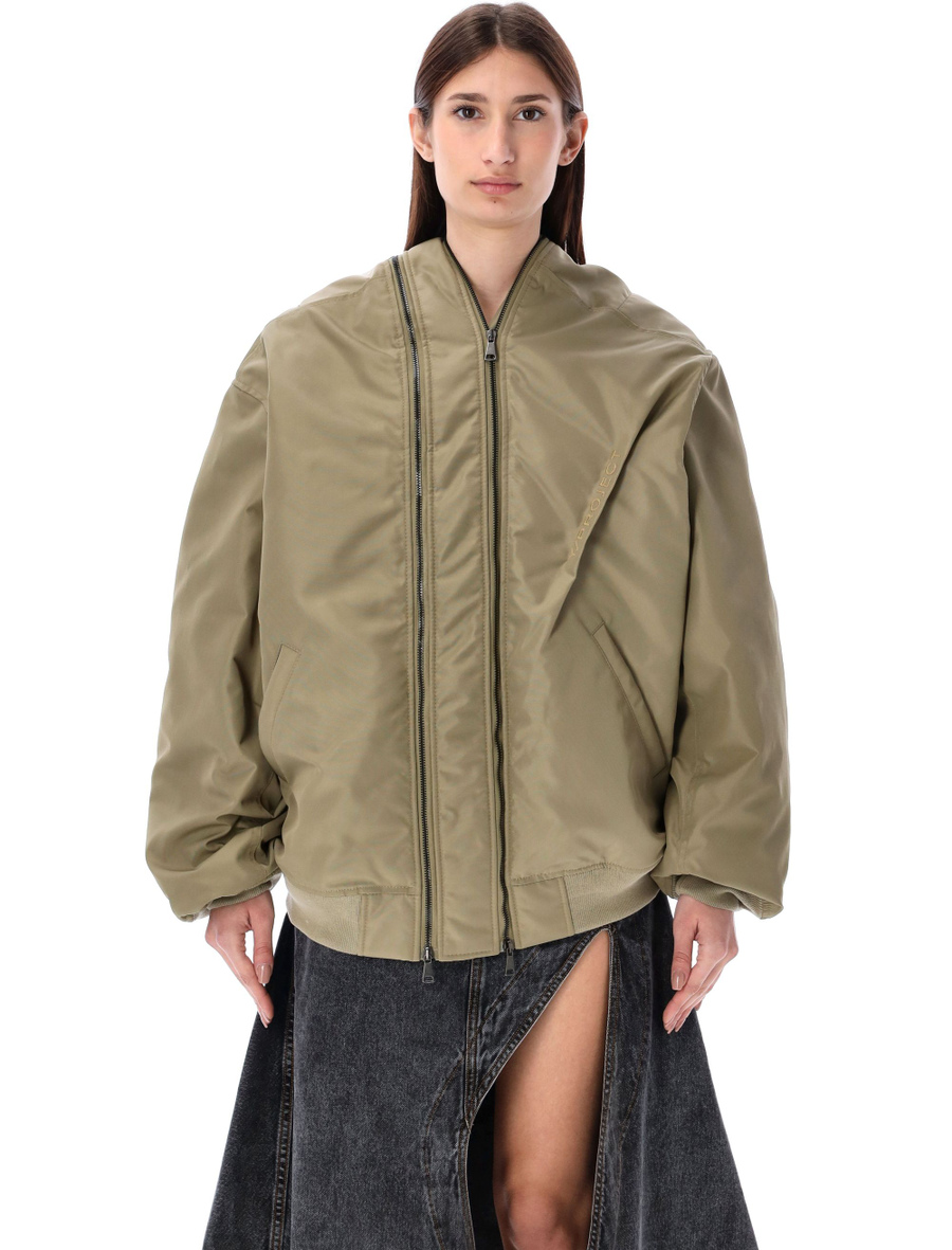 Double zip bomber jacket - Spazio Pritelli