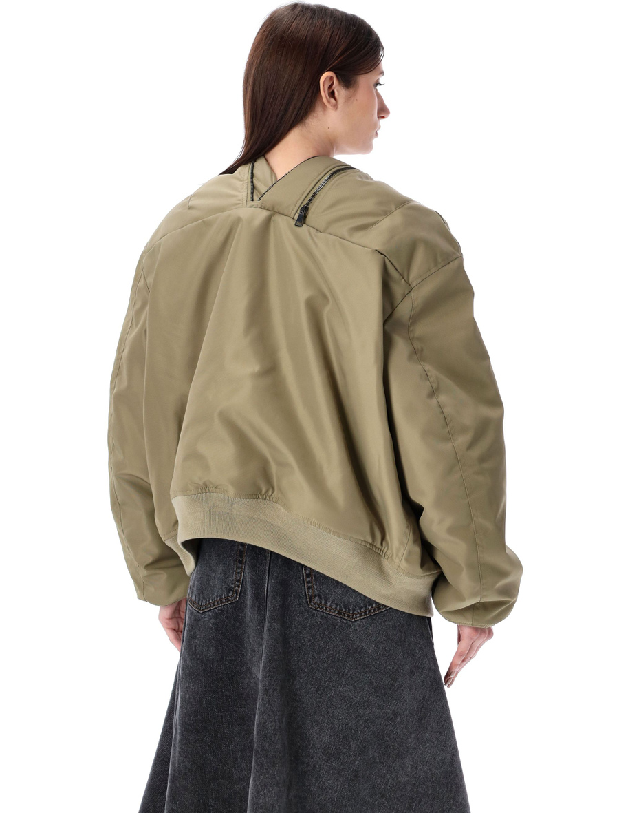 Double zip bomber jacket - Spazio Pritelli