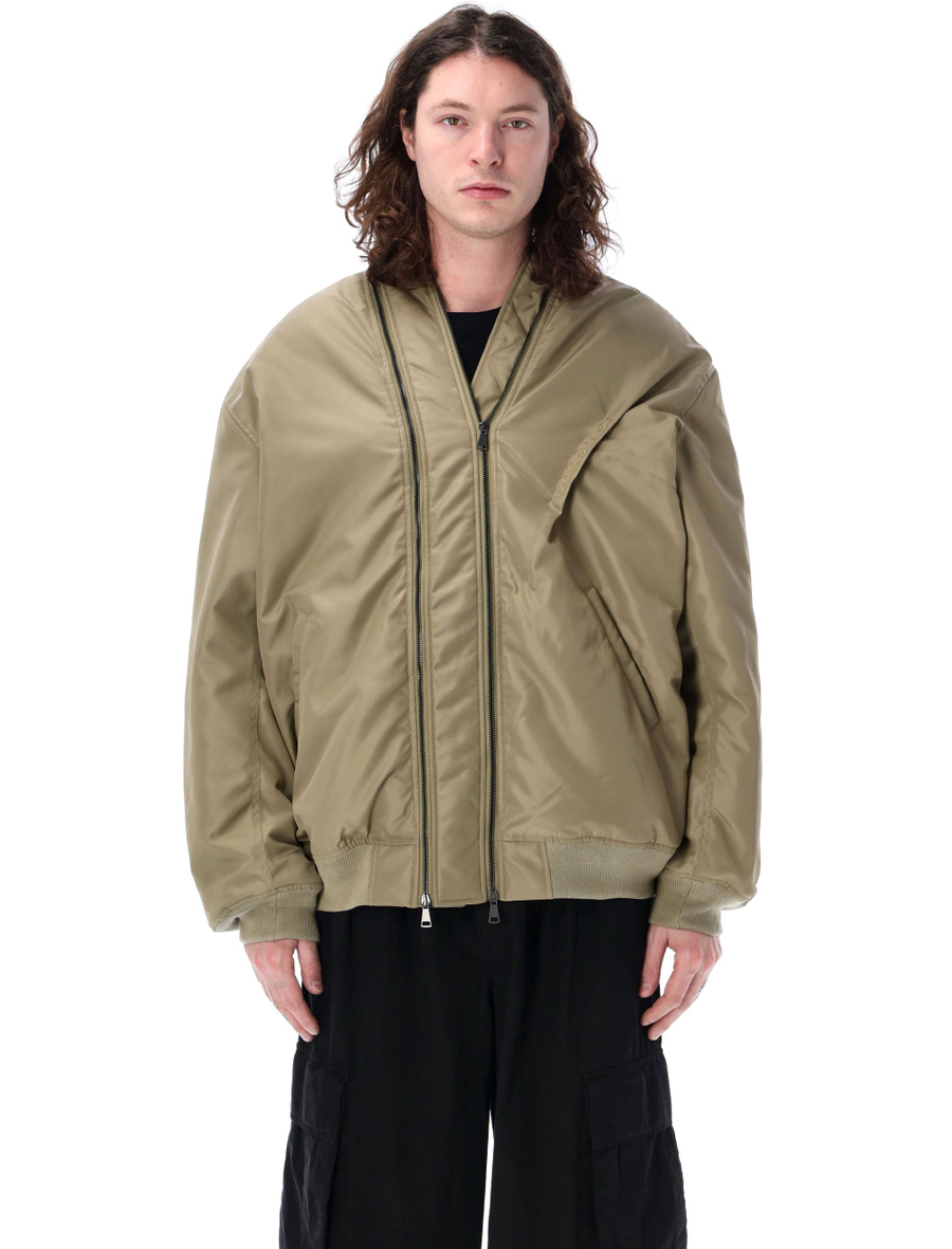 Double zip bomber jacket - Spazio Pritelli