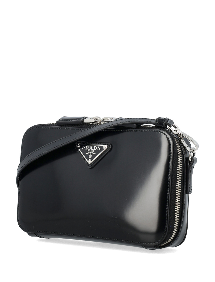 Brique brushed leather bag - Spazio Pritelli