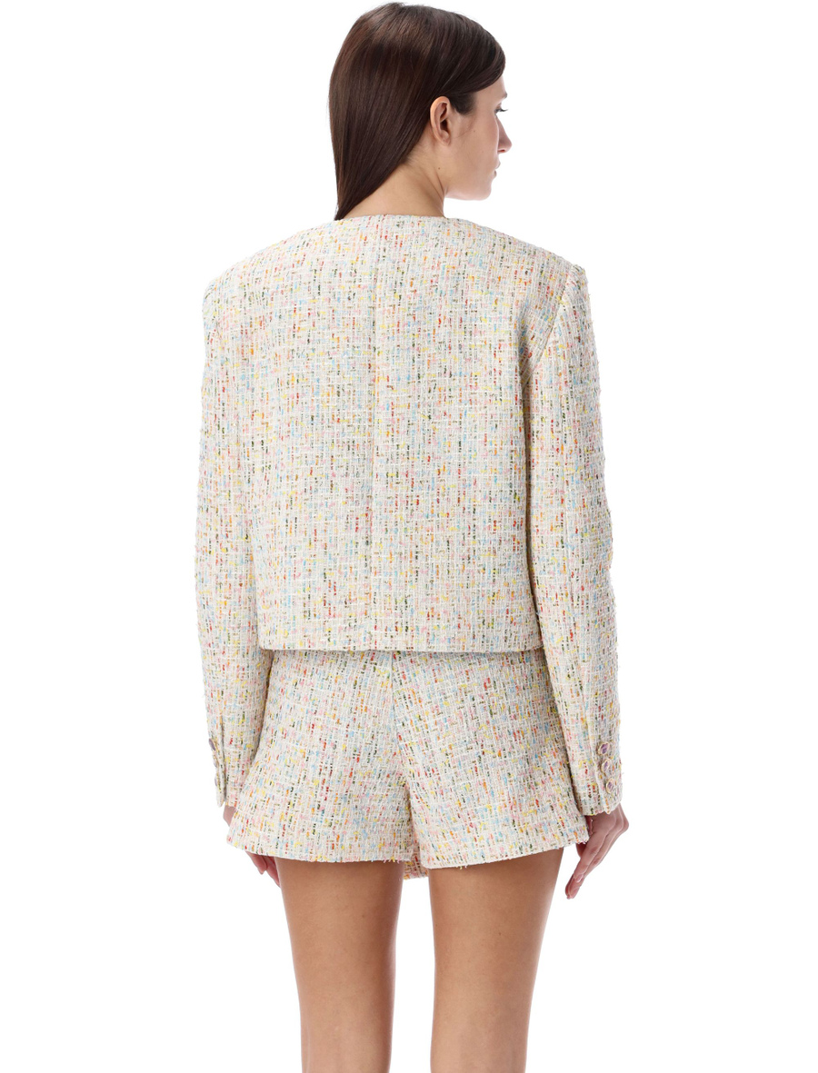 Tweed cropped jacket - Spazio Pritelli