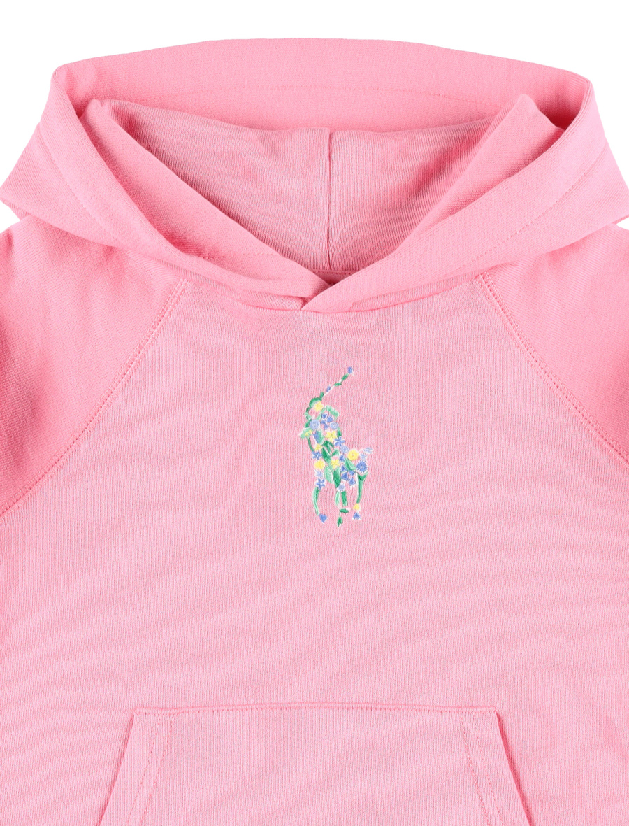 Floral big Pony hoodie - Spazio Pritelli